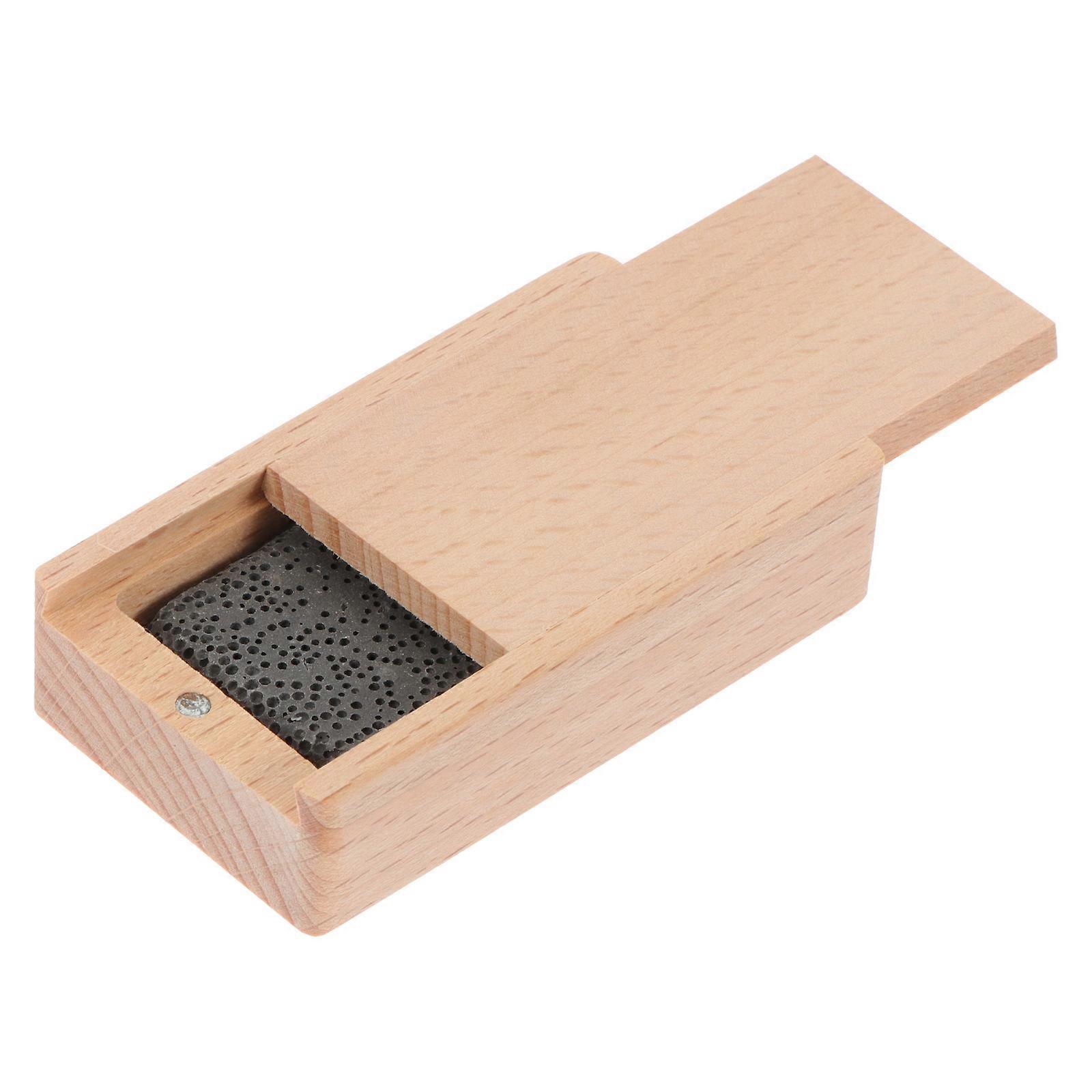 1Set Beech Wood Essential Oil Diffuser Home Aroma Diffuser Aroma Diffuser (Golden)