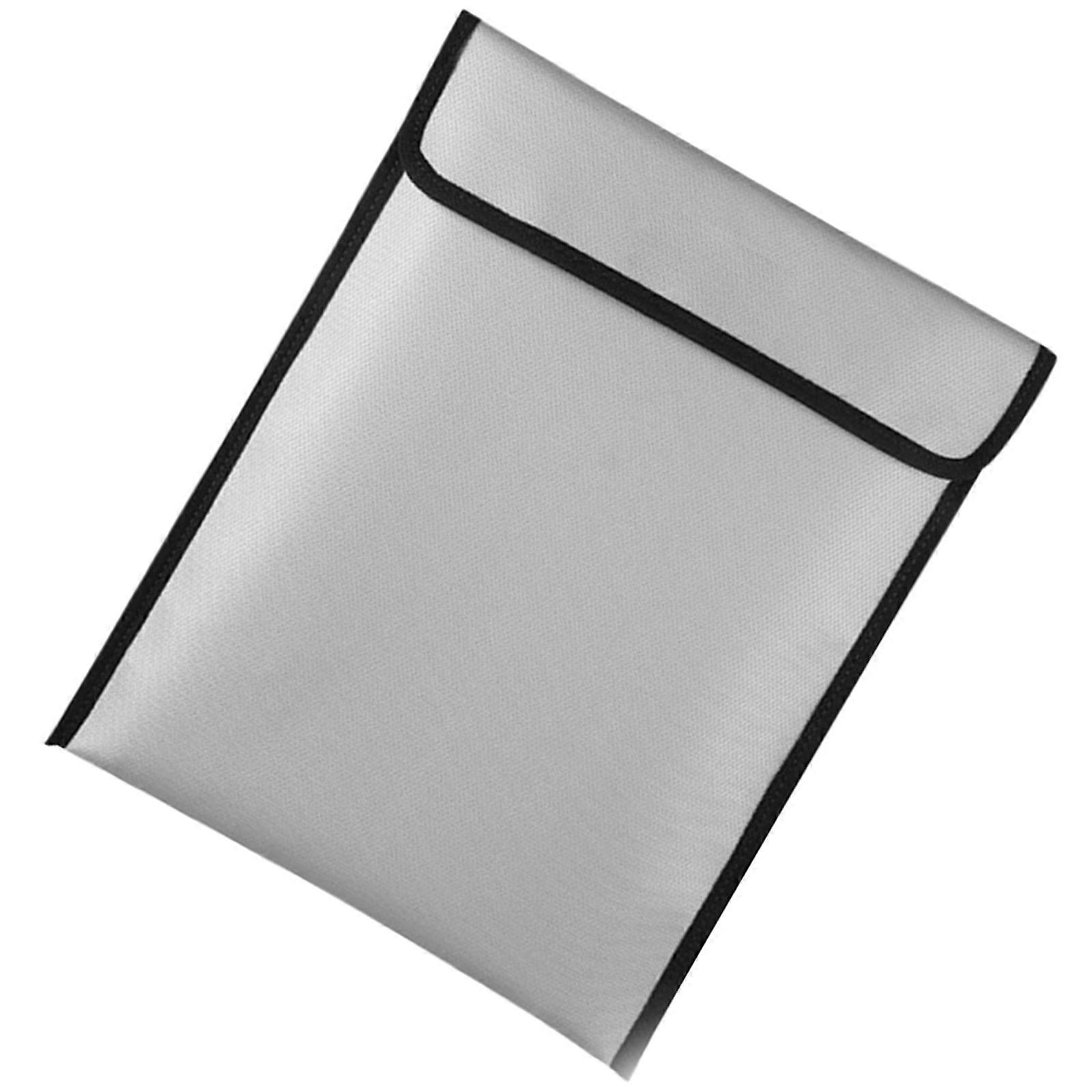 1Pc Fireproof File Bag Waterproof Bag Durable File Pouch Security Document Bag