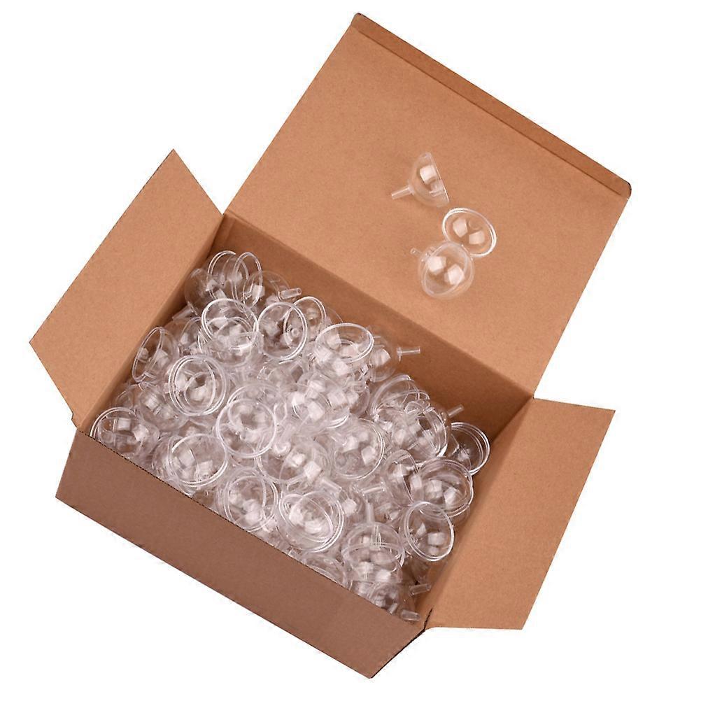 100Pcs Air-corn Chocolate Wrapper Cups Plastic Package Balls (Transparent)