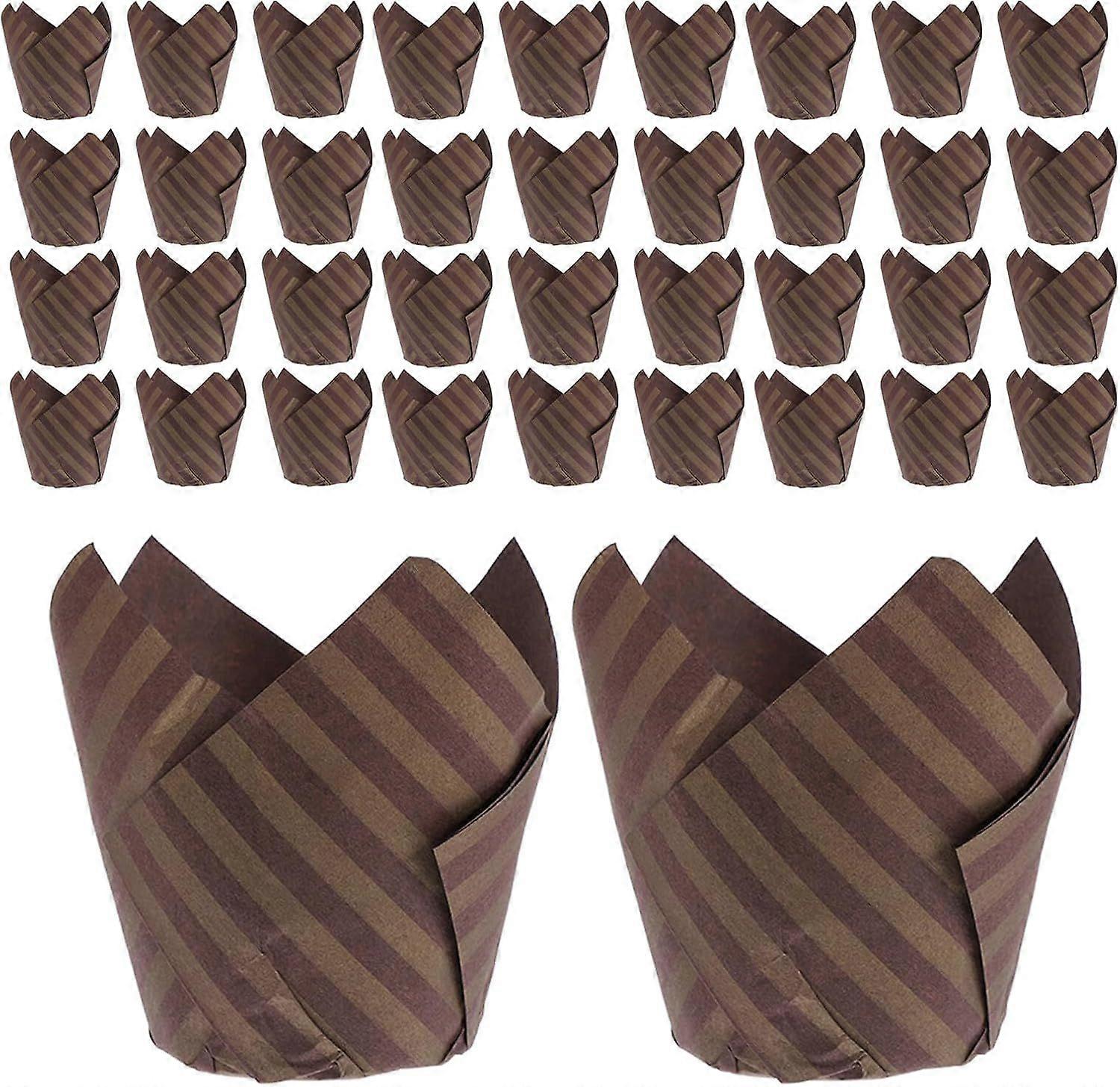 200pcs Tulip Baking Cupcake Liners Muffin Paper Cups