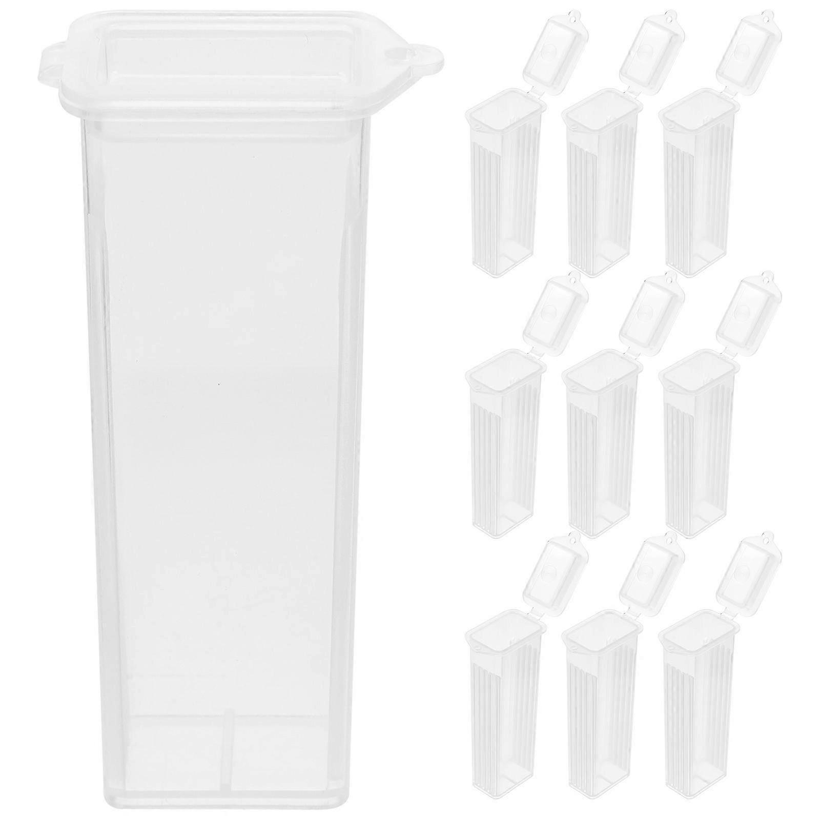 Slide Case for Holding Use 10Pcs Transparent Pathological Boxes