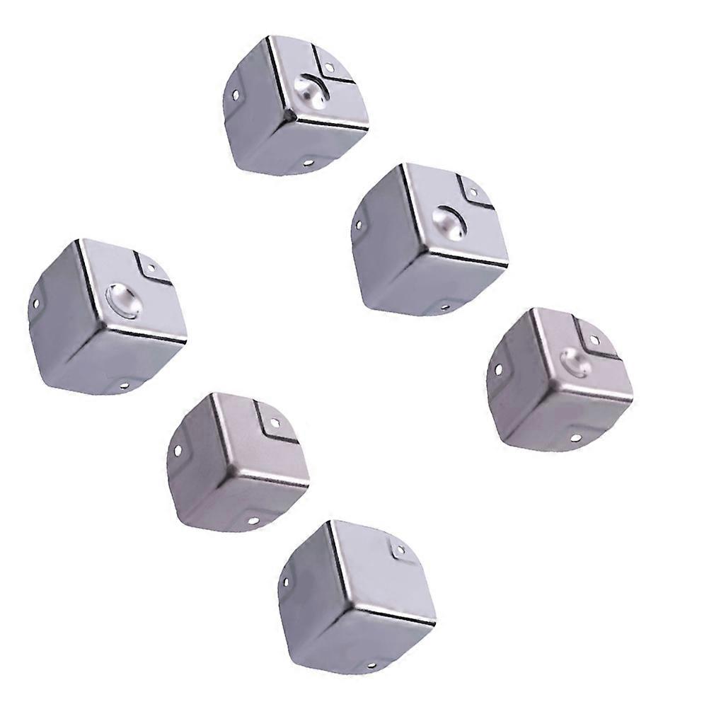 Box Wrap Corner Stainless Steel Corner Protector for 4Pcs Silver Set