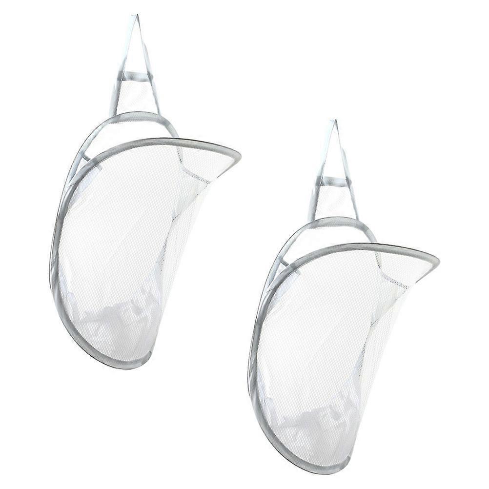 Wall Mount Hamper Mesh Laundry Container for Organizing Dirty Clothes 2Pcs