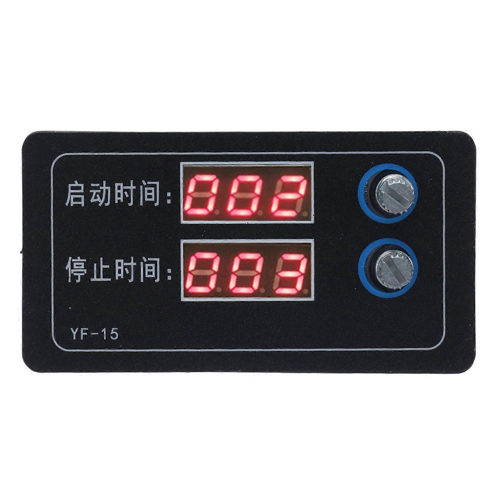 YF‑15 Digital Timer Delay Switch Motor Controller Module with LED Display for Generator