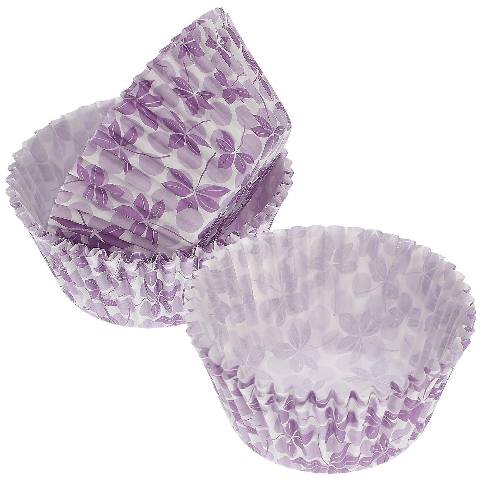 Assorted Color Cake Paper Cups for Baking 200Pcs Grease-Proof Baking Cups