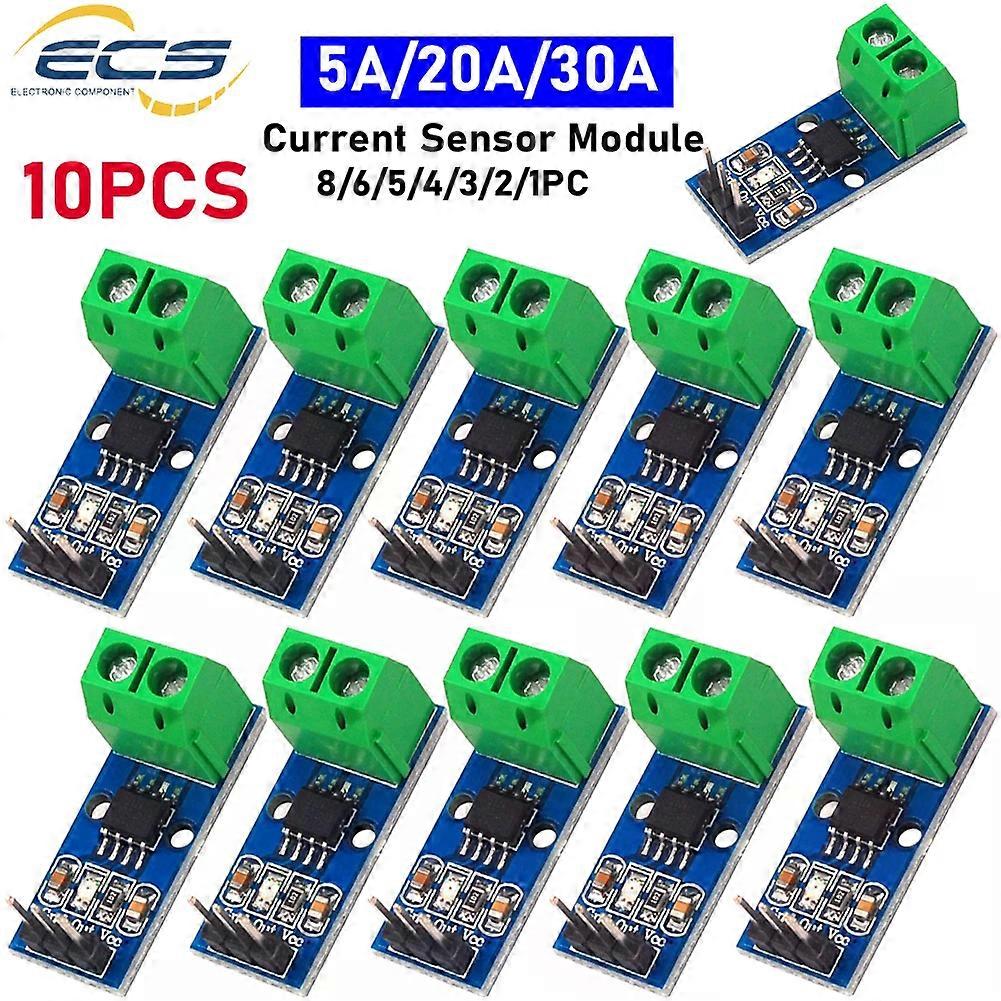 1-10PCS ACS712 Current Sensor Module Detector 5A/20A/30A Range Hall Effect Current Sensor Module