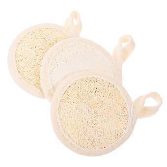 3szt Peeling do twarzy Loofah Face Loofah Scrub Pad Podkładki do mycia twarzy Podkładki do peelingu twarzy Złuszczające peeling Peeling Płatki do kąpieli