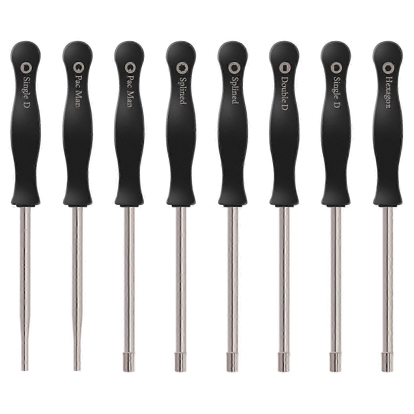 8pcs Screwdriver Carburetor Adjustment Tool Single D Double D Hexagon Hex Socket Kit Set