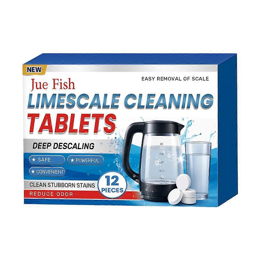 Kettle Descaling Tablets 12pcs - Effervescent Cleaning Tablets