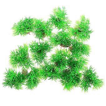 Plantes aquatiques décoratives pour aquarium (15 pièces) - Décoration simulant un aquarium