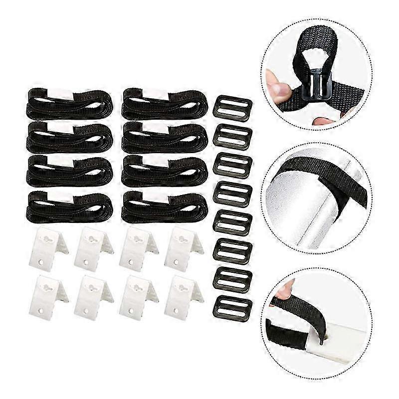 Pool Solar Cover Reel Attachment Straps Kit