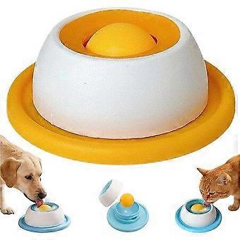 2Pcs Lick Sphere for Dogs & Cats - Slow Feeder Bowl for Anxiety Relief, Mental Enrichment & Clean Playtime