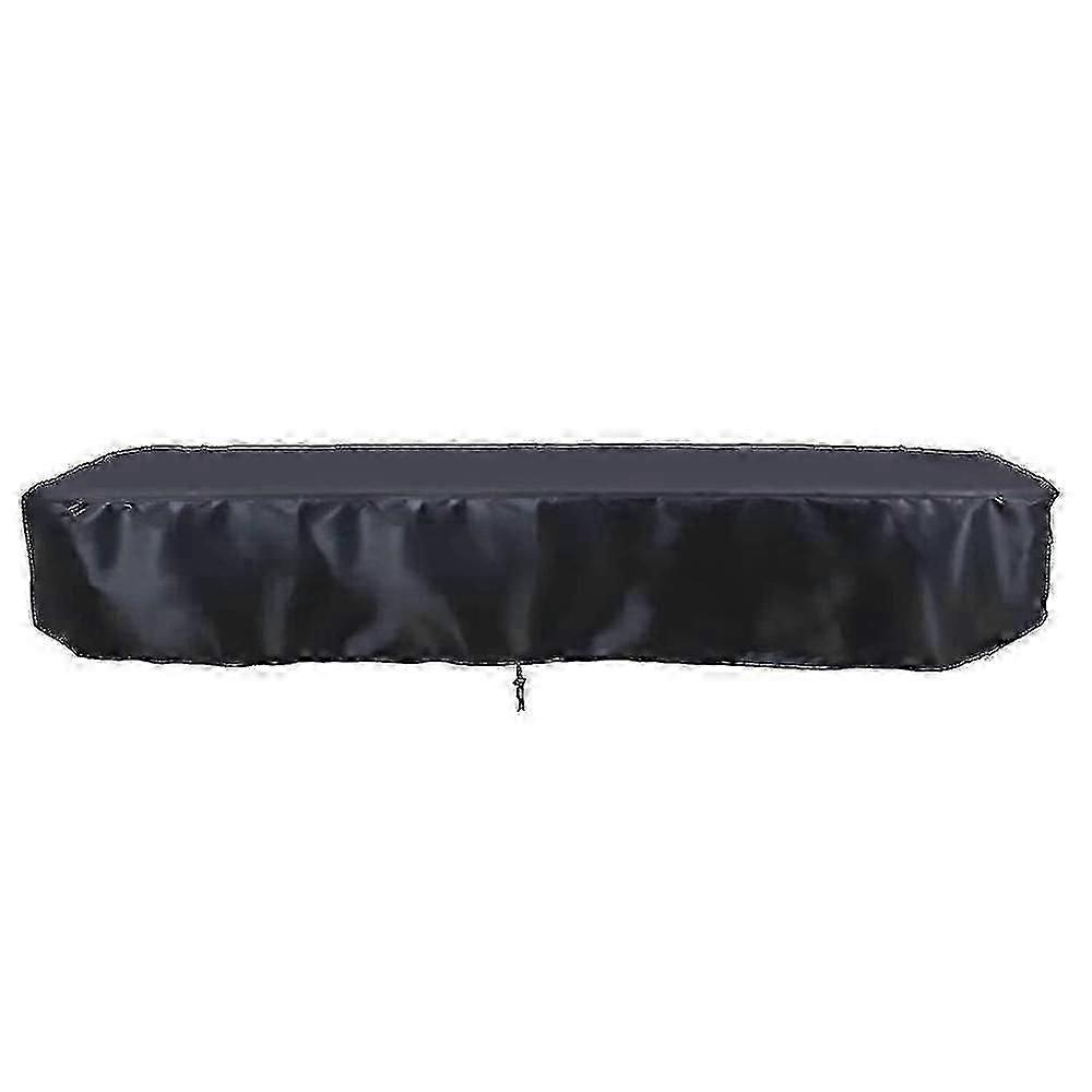 8ft Billiard Pool Table Cover with Drawstring, Durable Waterproof, Black