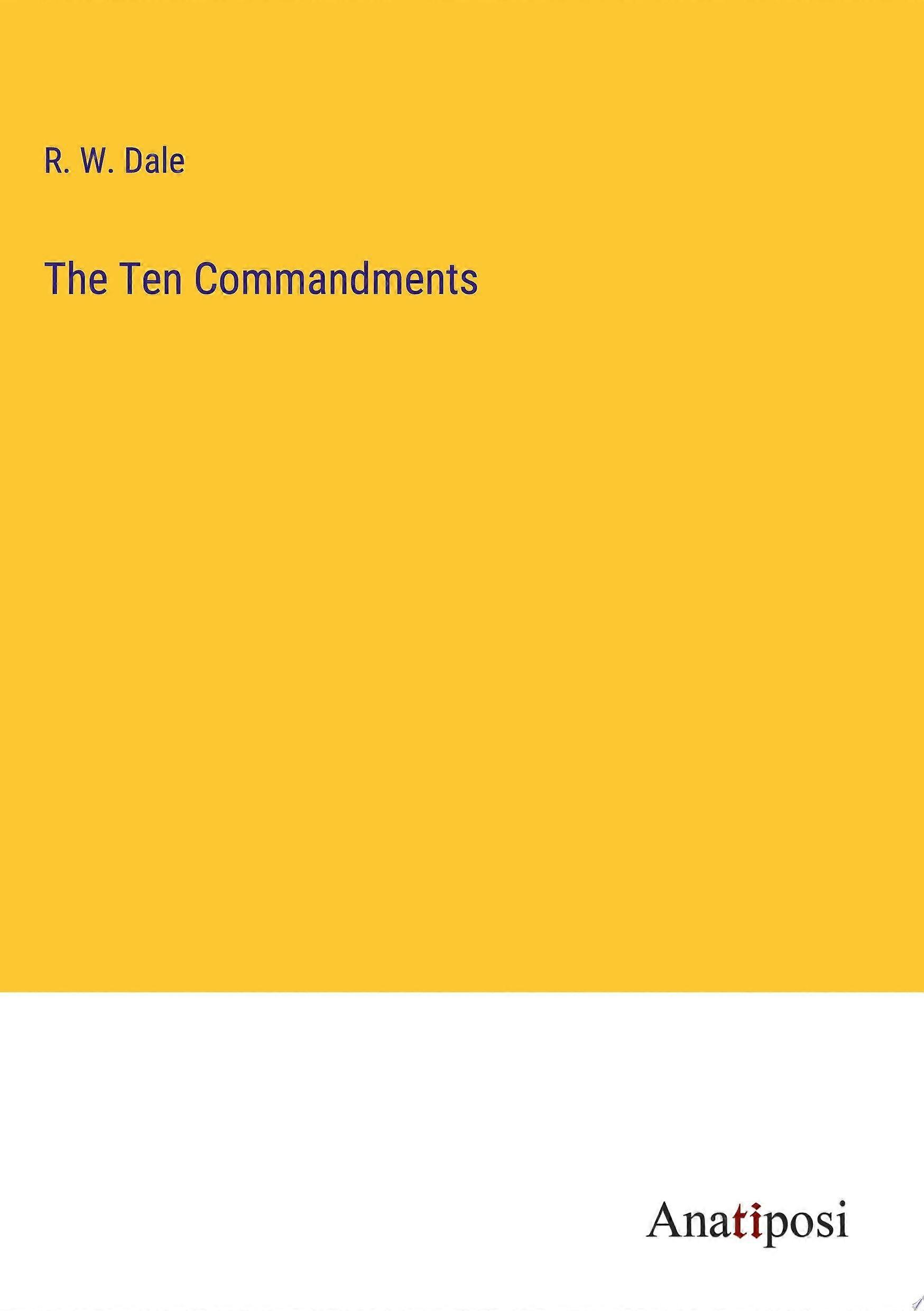 The ten commandments