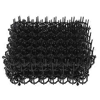 12Pcs Cat Deterrent Mat Anti Cat Dog Network Indoor Outdoor Repellent Training Plastic Spike Mat compatible with Keeping Away Cats Dogs Protecting Pla