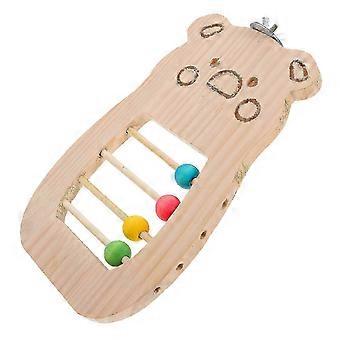 Parrot Platform Wooden Stand for Jumping Use