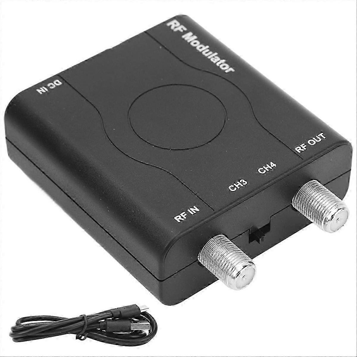 -Compatible RF Modulator Adapter, RF Modulator Coaxial Converter