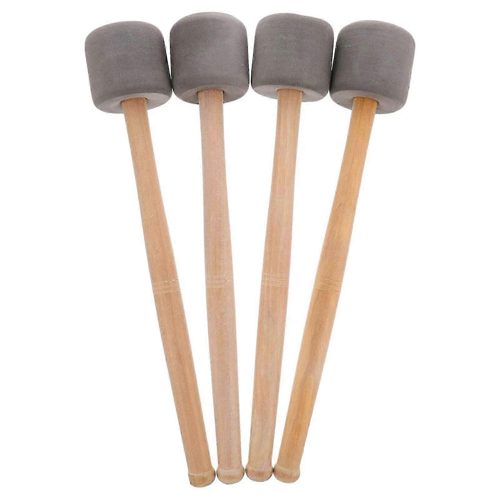 4Pcs Drum Mallets Sticks Mallets Foam Head Drum Mallets compatible with Marching Band Percussion