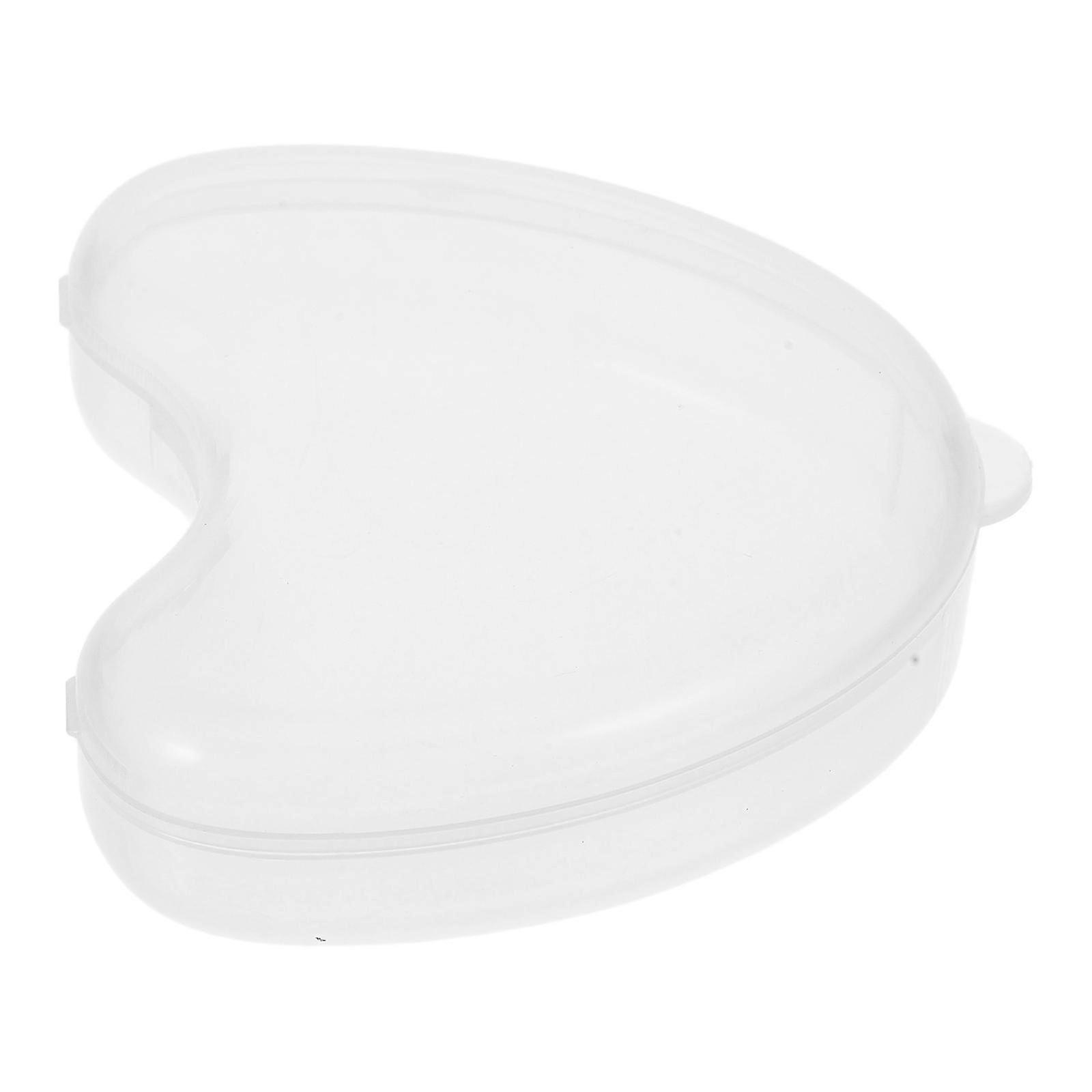 Plastic Denture Case Transparent Denture Storage Box for Storage 1Pcs Use