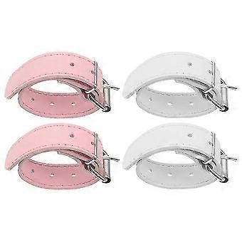 2 Pairs Bike Basket Straps Bicycle Front Cargo Basket Belts Adjustable Bike Leather Straps Supplies