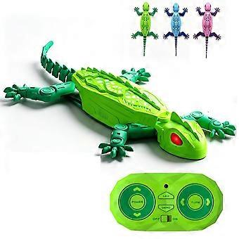 Ferngesteuerte Klettereidechse, RC-Roboter-Gecko mit Lichtern, interaktives Tierroboter-Spielzeug, Geschenk für Kinder (Jungen und Mädchen)