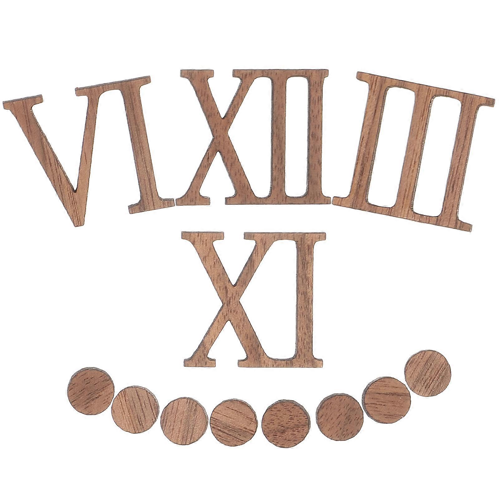1 Set Wall Clock DIY Roman Numerals Clock Numerals Kit Replacement Clock Numerals Clock Numbers