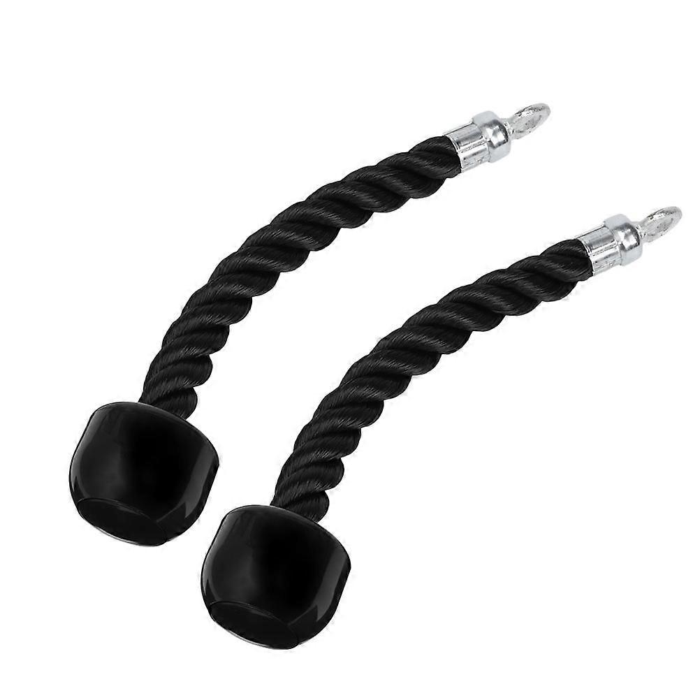 2 Pcs Triceps Rope Single Grip Pull Down Bicep Rope Exercises Attachment Device