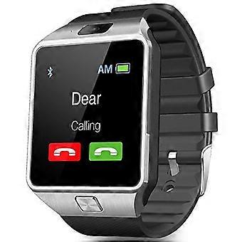 Silver Smartwatch Phone with Bluetooth Call Sync for Android and iPhone, 2 in 1 Design, U.S.