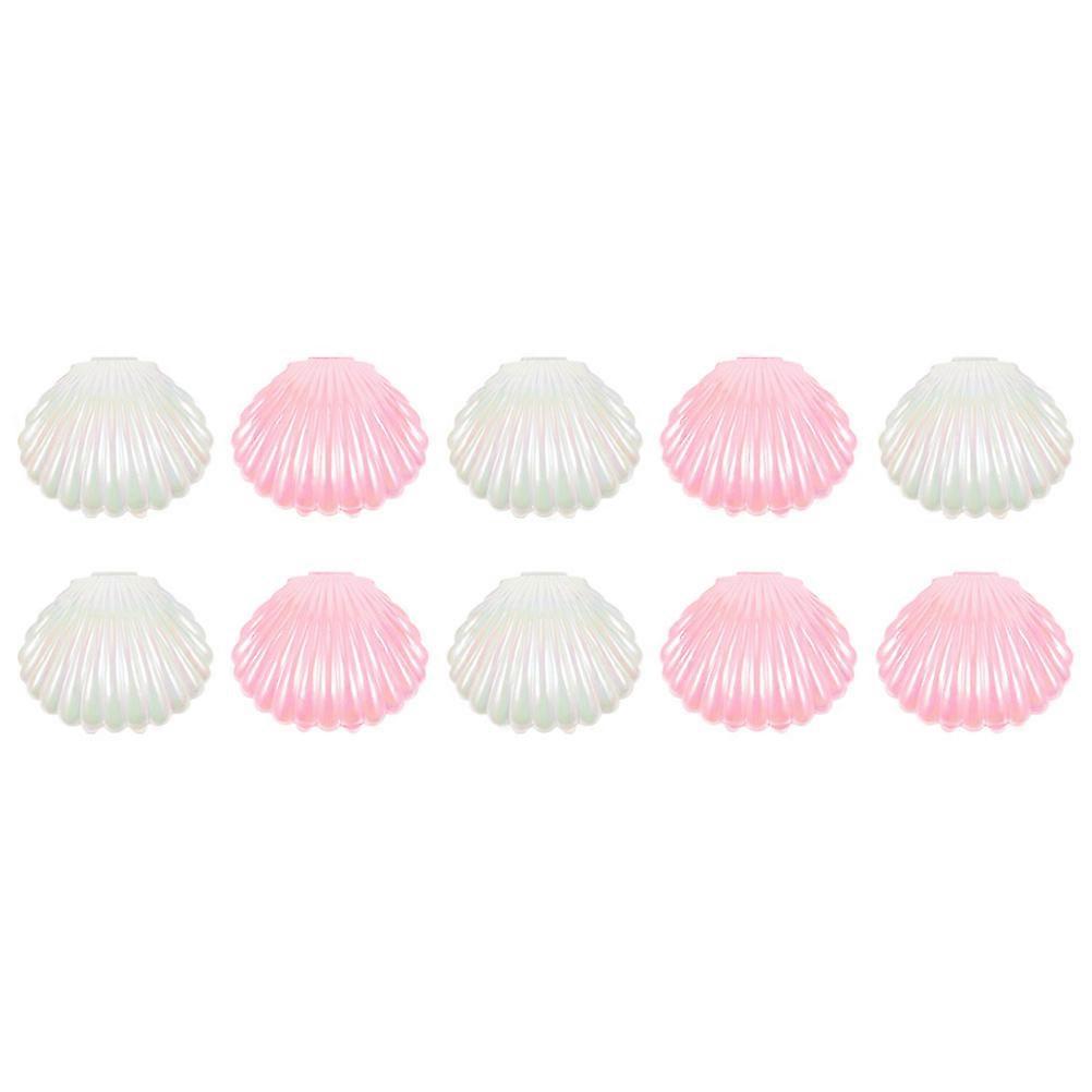 Candy Container Shell Shape for Storage 10Pcs Assorted Color Birthday Gift Cases