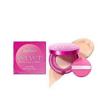 Zephoco Ivory White Velvet Moisturizing Cushion Naturally Adheres To Concealer And Makeup Retention, With A Lustrous And Radiant Glow