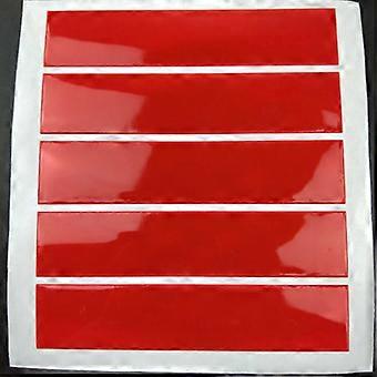 11 kleuren reflecterende fietsstickers, 2 stuks, reflecterende stickers voor voertuigen, fietsen, kleding en helmen.