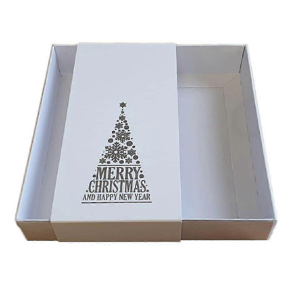 Cookie Box: 15.5cm Square Christmas Cookie Box