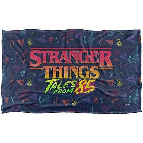 Stranger Things: Tales from '85 Colour Logo Soft Touch Throw