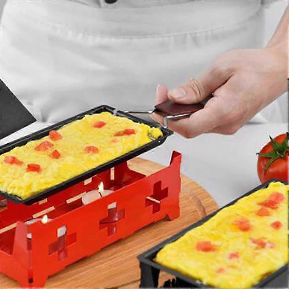 Non-Stick Cheese Grill Set compatible with Grilling Mini Portable Bakeware 1Set Red
