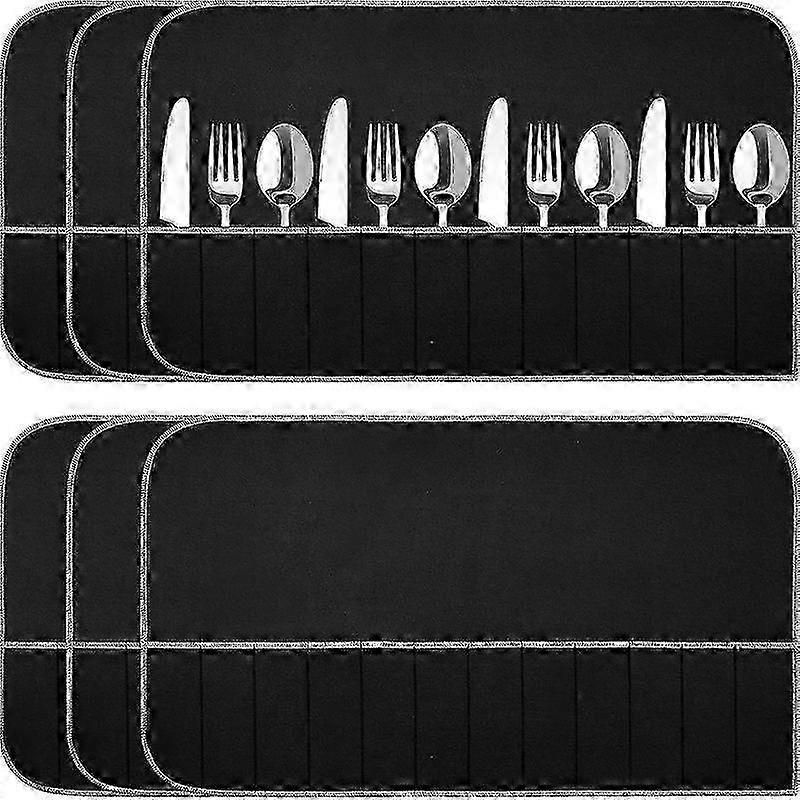 Felt Flatware Roll With Anti Tarnish Lining