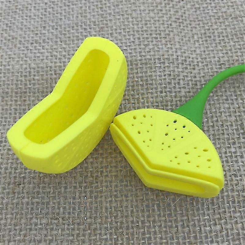 1pc Silicone Tea Holder - Lemon Multicolor