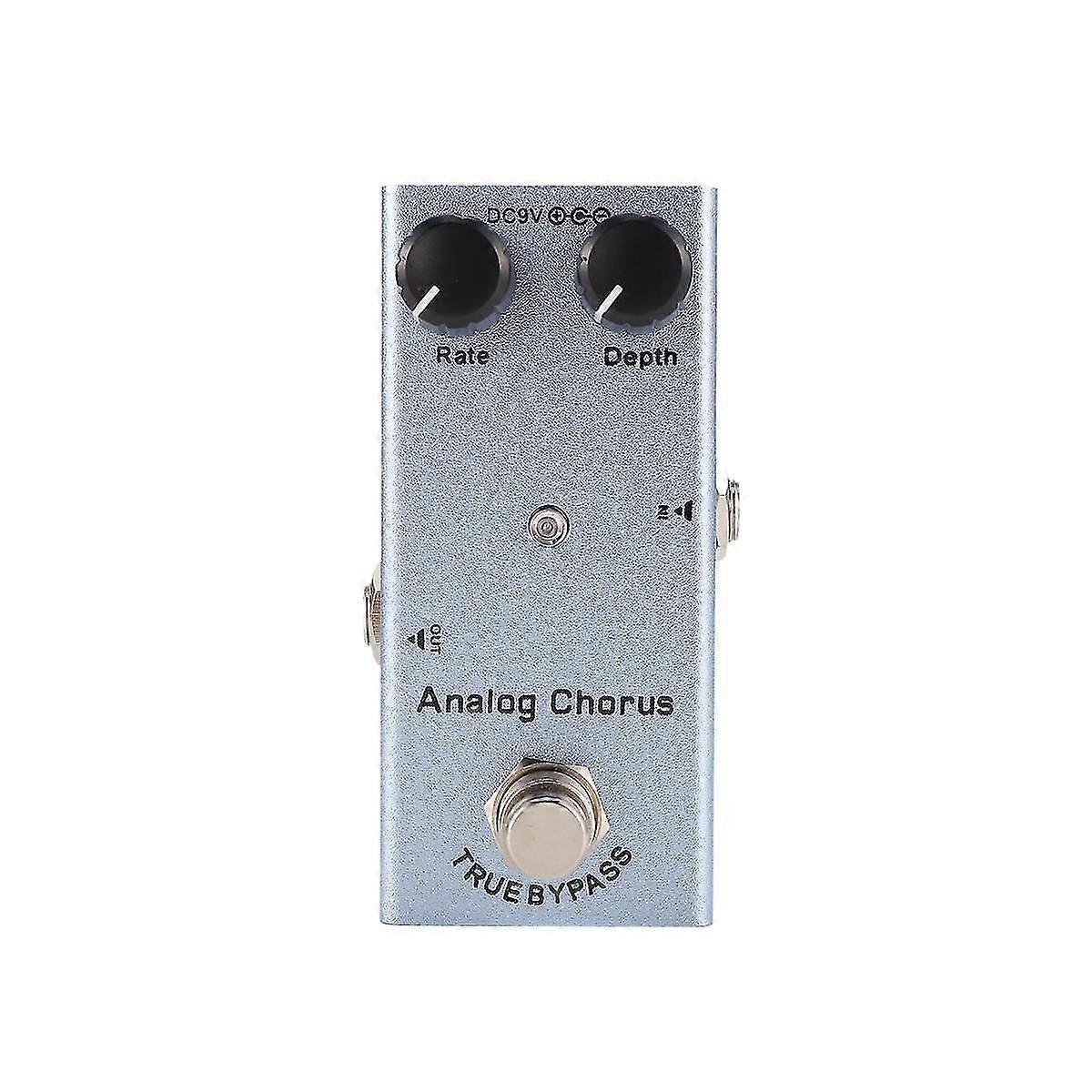 Mini Elgitarr Effektpedal Elgitarr Pedal Analog Chorus För Elgitarr