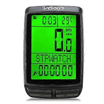 Lixada Wireless Bike Cycle Computer Bicycle Speedometer Odometer with LED Backlight