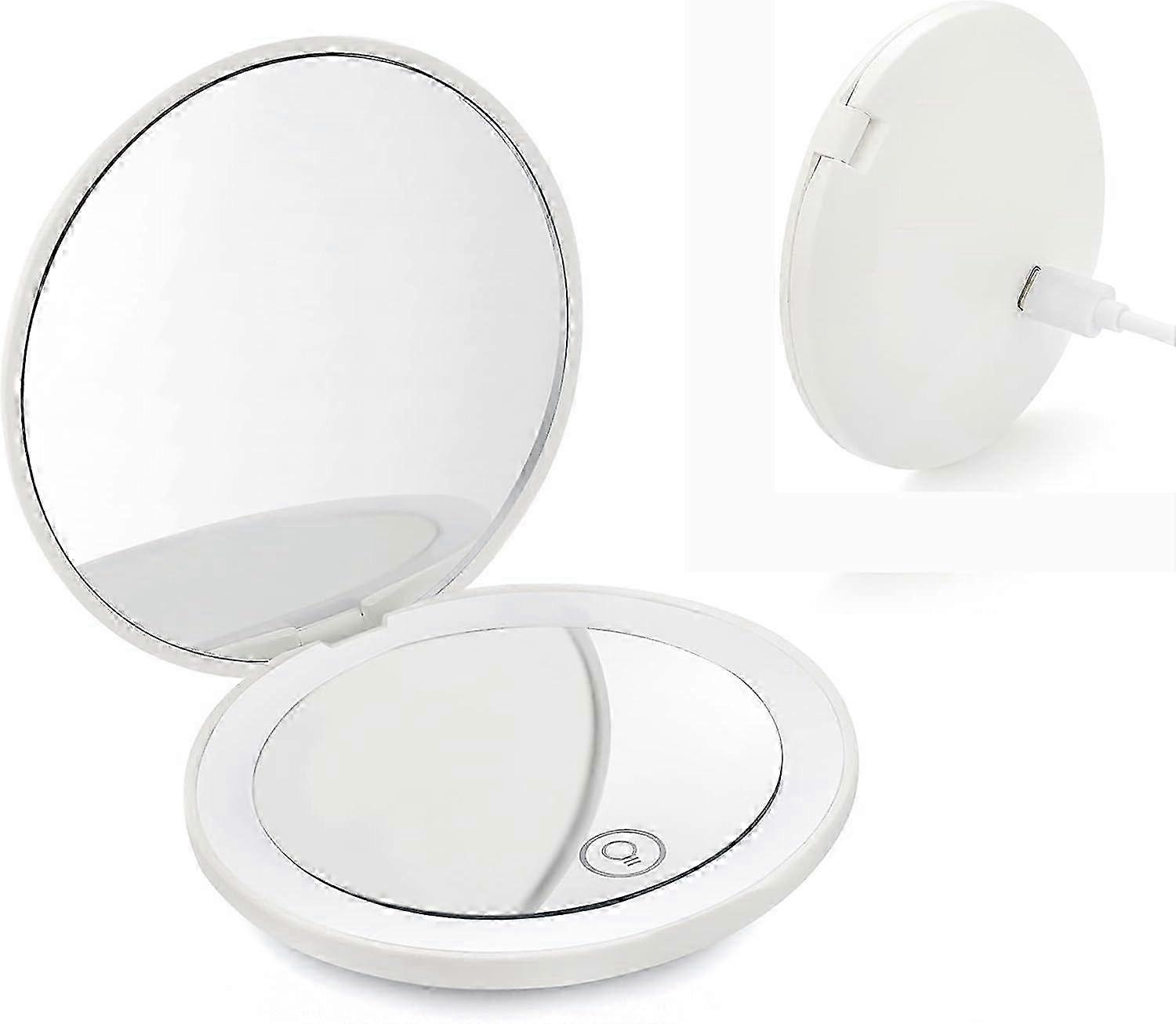 Foldable 5 Inch Daylight LED Mirror