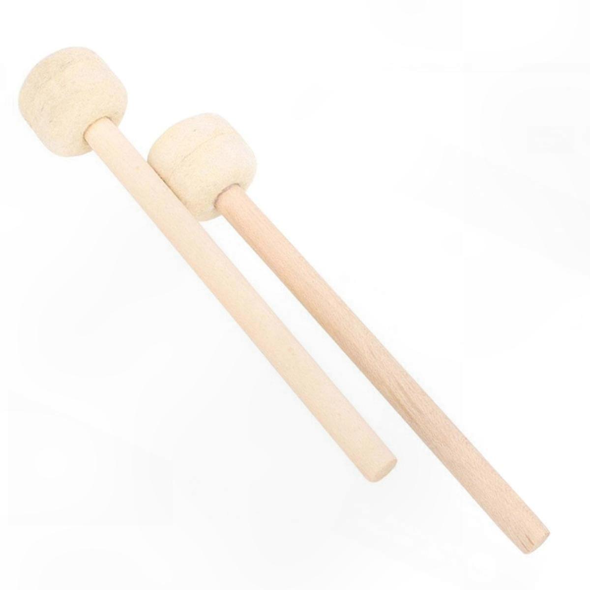 Snare Drum Mallets Felt Wood 2-Pack