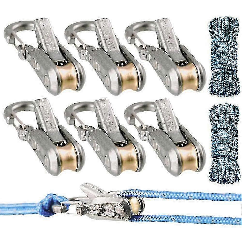 6-Pack Outdoor Rope Locking Adjusters