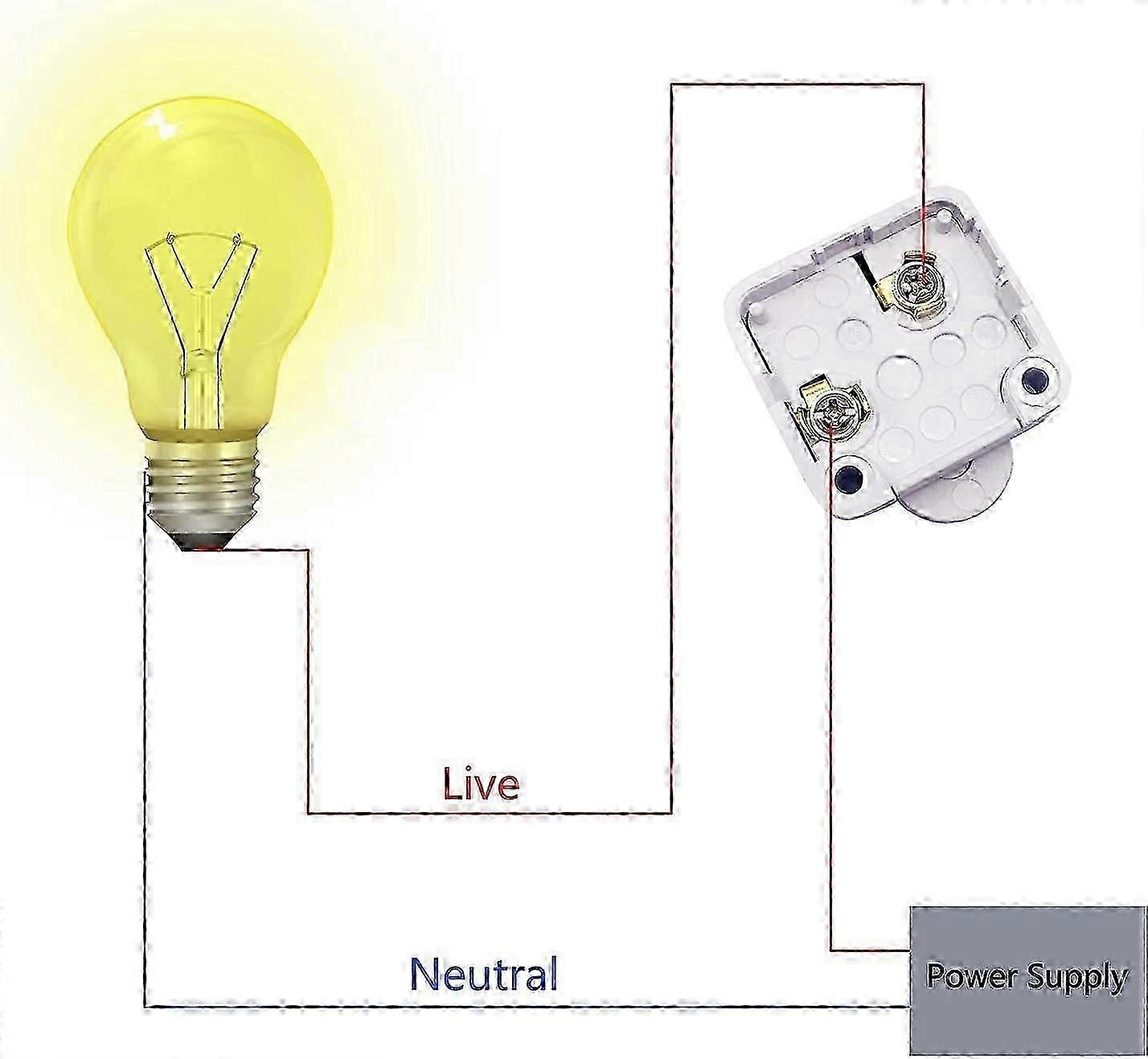 2 Piece Cabinet Door Switches Cabinet Switch Light Switch Automatic Switch For Cupboards, White