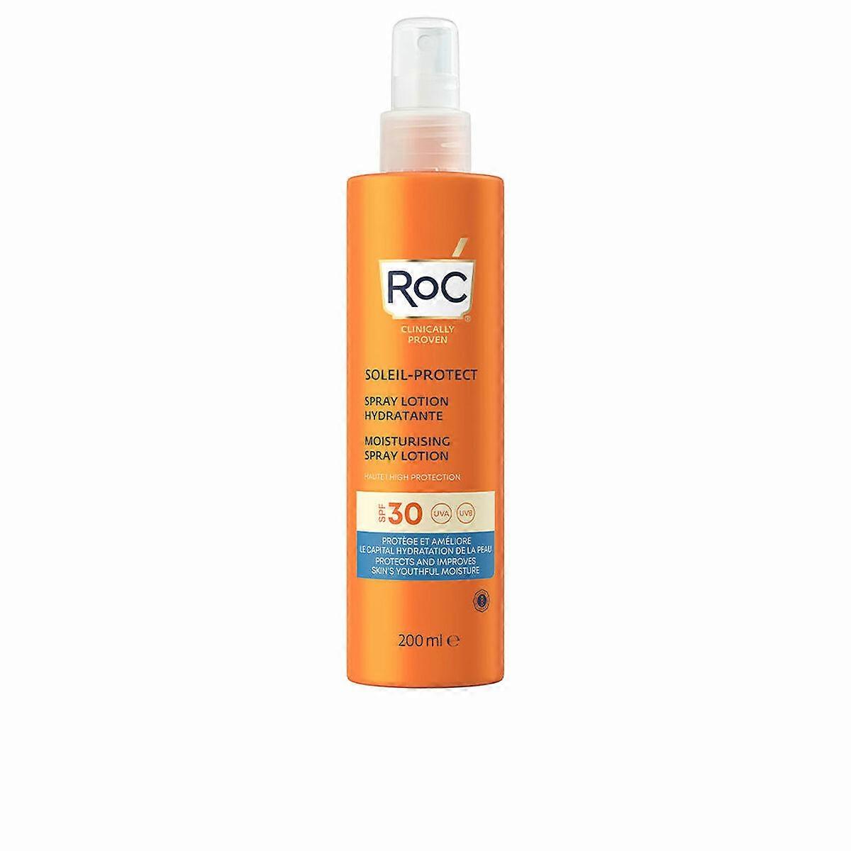 Spray Sun Protector Roc Moisturizing SPF 30 (200 ml)