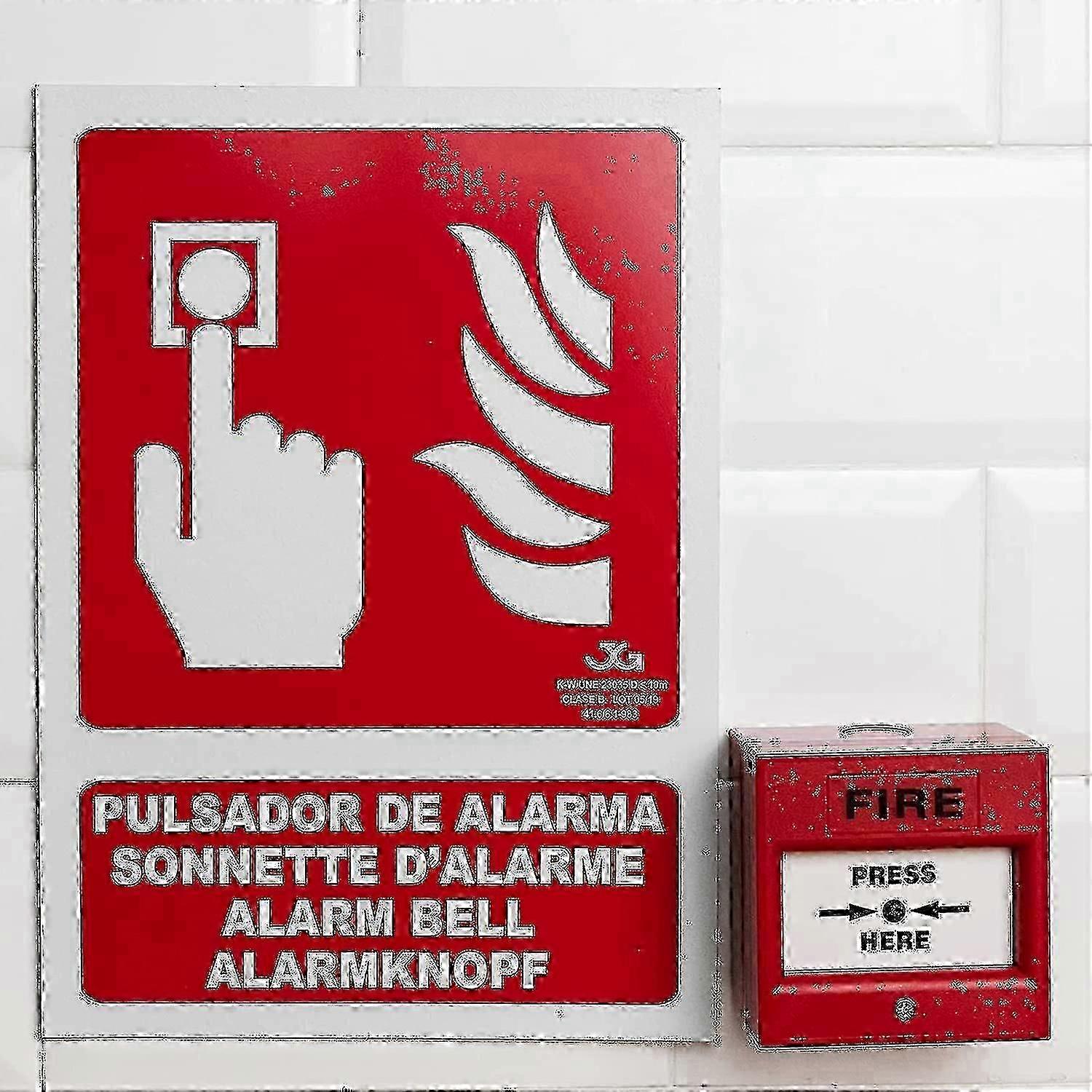 Emergency Manual Button compatible with Fire Alarms With Led Light