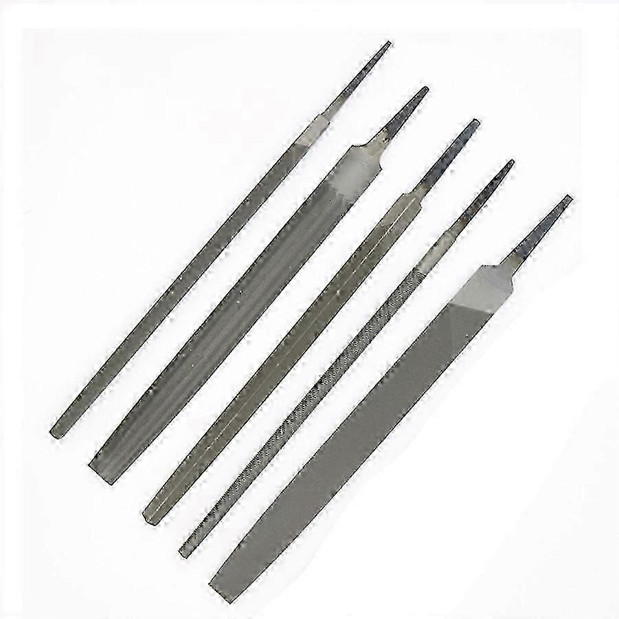 Five Shape 6 Inch Alloy Steel Files