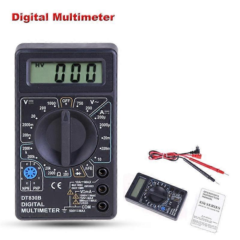 Dt830b Lcd Digital  Voltmeter Ammeter Ohmmeter Multimeter Volt Tester Meter