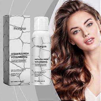 Shampoo sec volumisant pour cheveux foncés, sans résidus visibles, nourrissant et rafraîchissant, pour hommes et femmes, format 150 ml.