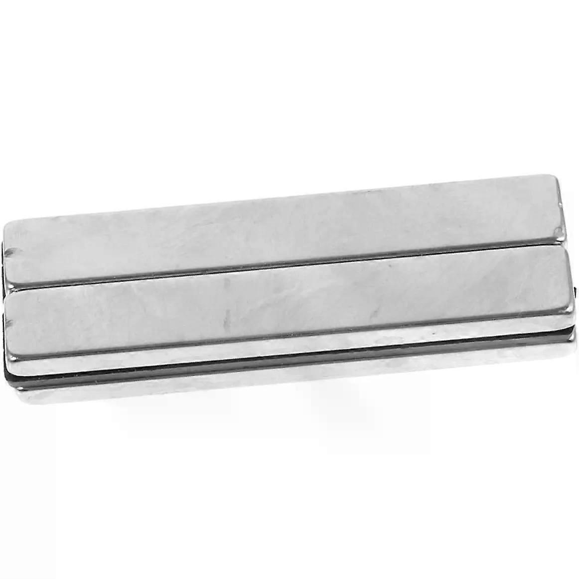 4pcs Magnetic Flagpole Retainer Weights Rectangular Silver for Car