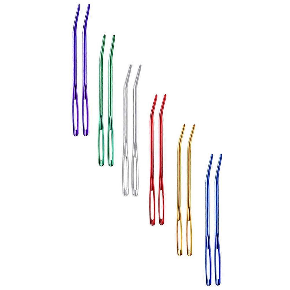 Darning Needle Compact Yarn Needle for Sewing Use 12Pcs Assorted