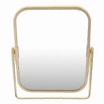 360° Rotating Makeup Mirror with Metal Base for Desktop or Tabletop Use